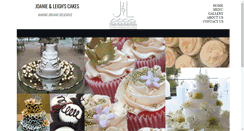 Desktop Screenshot of joanieandleighscakes.com